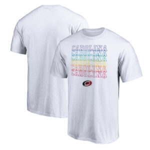 Men's Fanatics Branded White Carolina Hurricanes City Pride T-Shirt